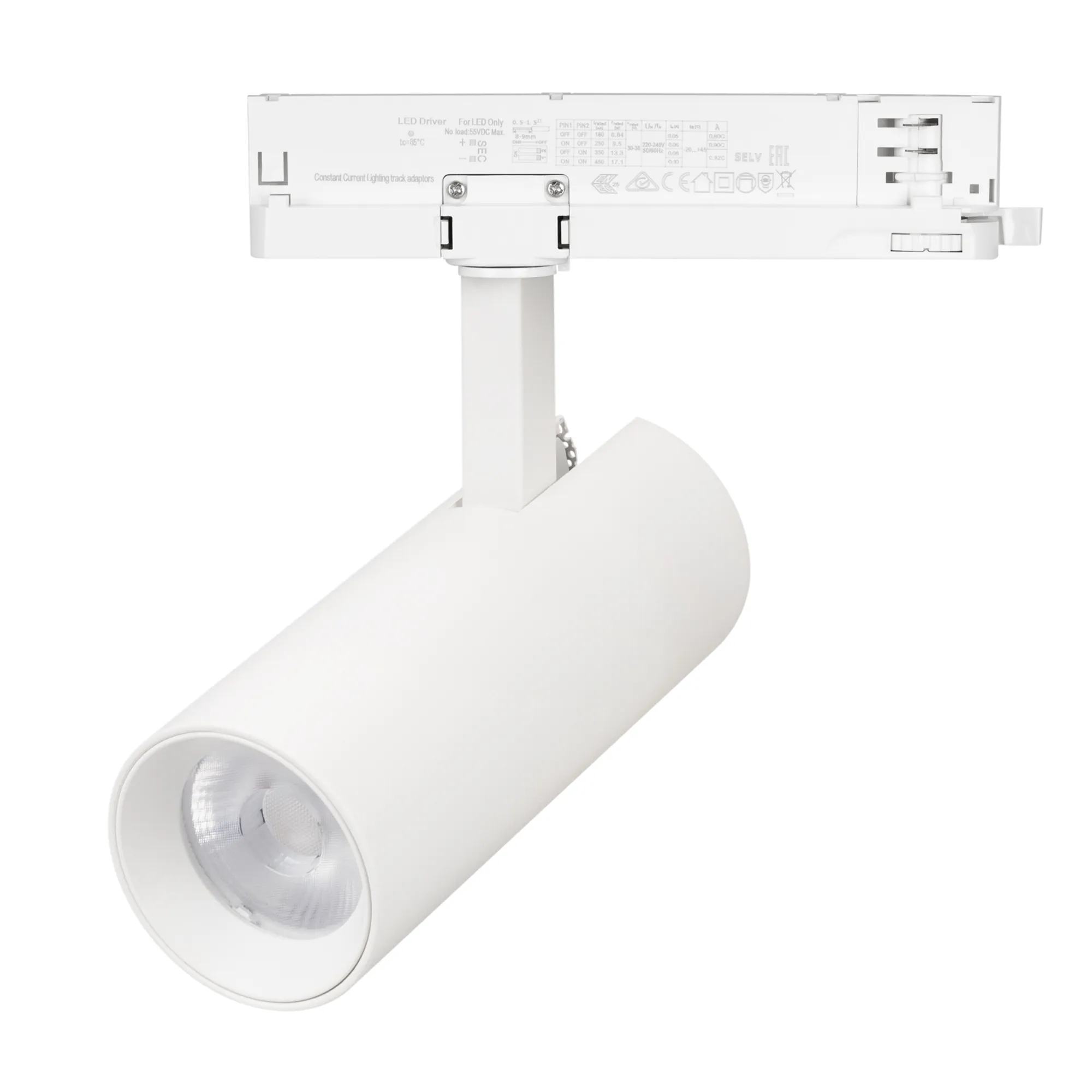 Светильник LGD-GERA-4TR-R74-20W Warm3000 (WH, 55 deg, 230V, DALI) (Arlight, IP20 Металл, 5 лет)