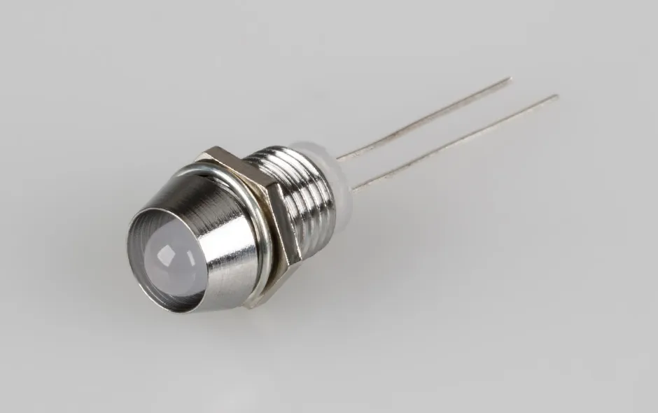 5CCI Держатель 5мм (хром.латунь, с гайкой) (Arlight, 5мм (круглый))